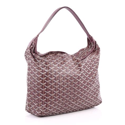 Goyard Fidji Coated Canvas Hobo Bag 